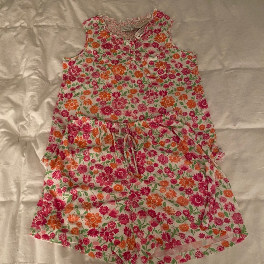 Floral tank top PJ set